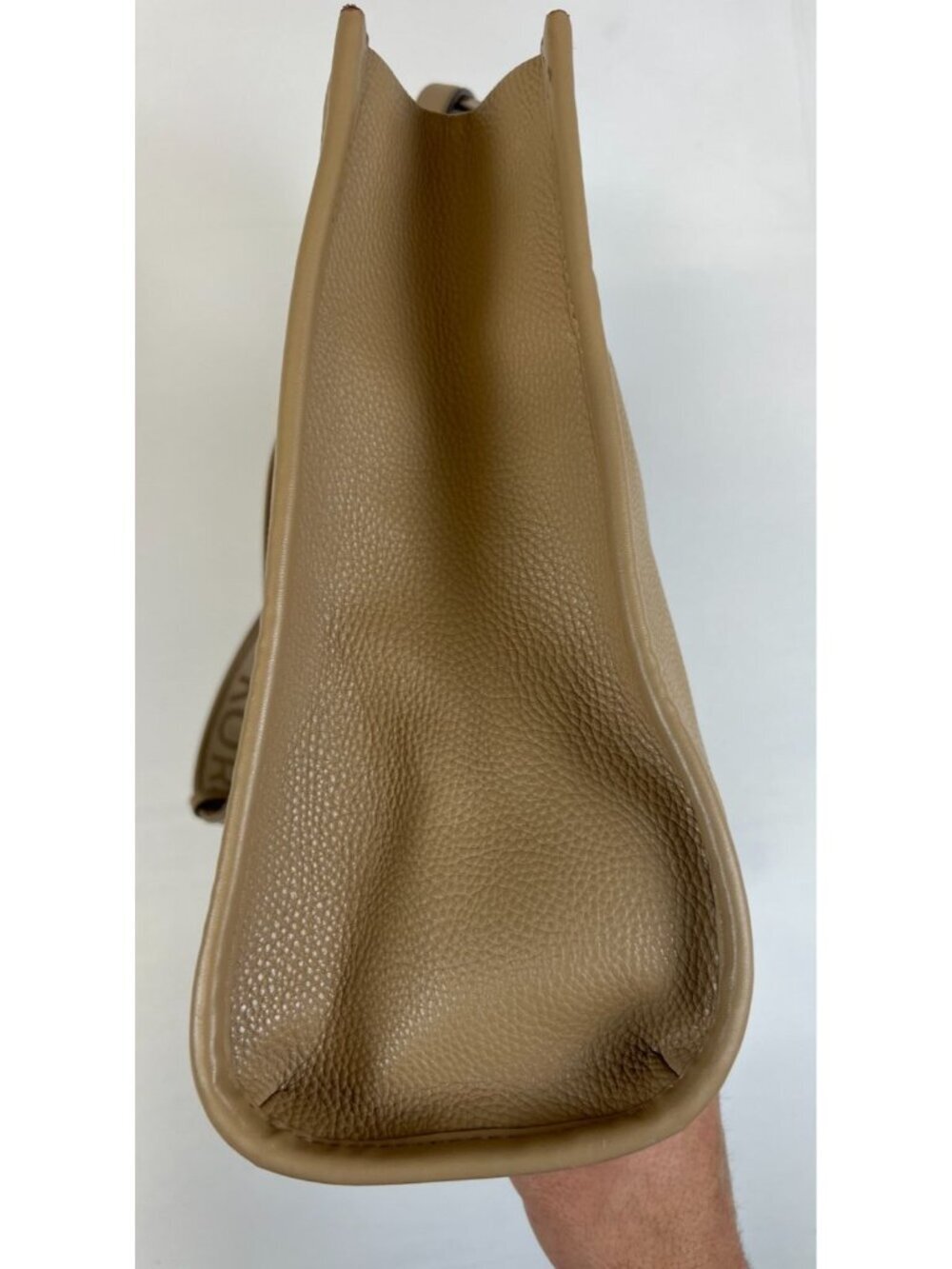 Michael Kors Women Large Tan Pebble Leather Sinclair Tote Bag Handbag Camel - Picture 5 of 9